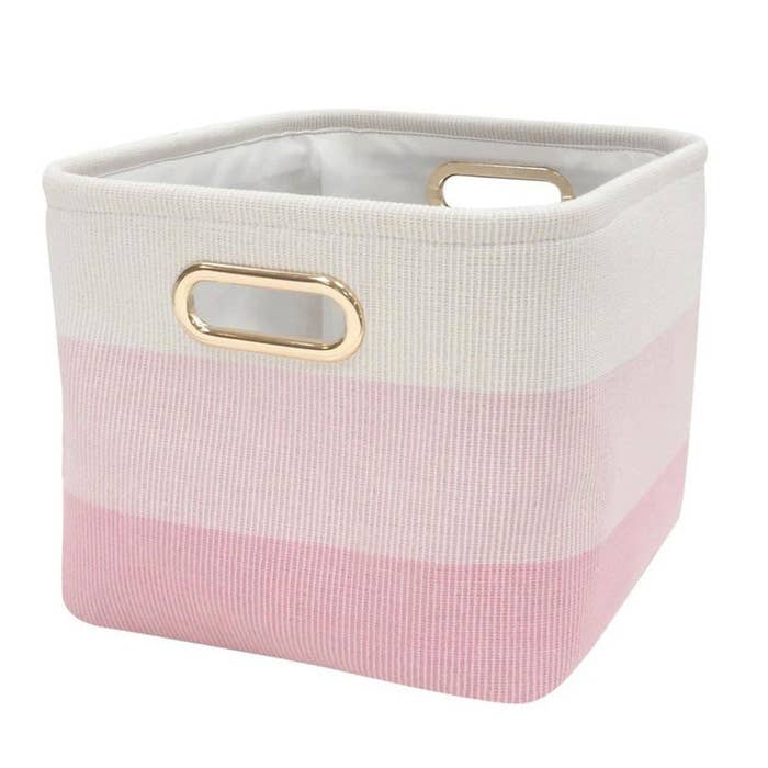 Lambs & Ivy - Storage Basket - Pink Ombre