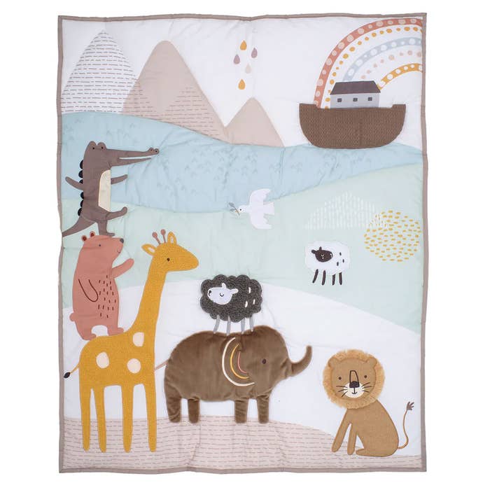 Lambs & Ivy - Baby Noah 3 Pc Crib Set - LS - 3