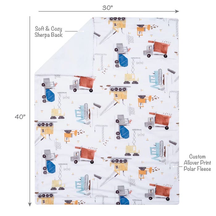 Bedtime Originals - Construction Zone Blanket