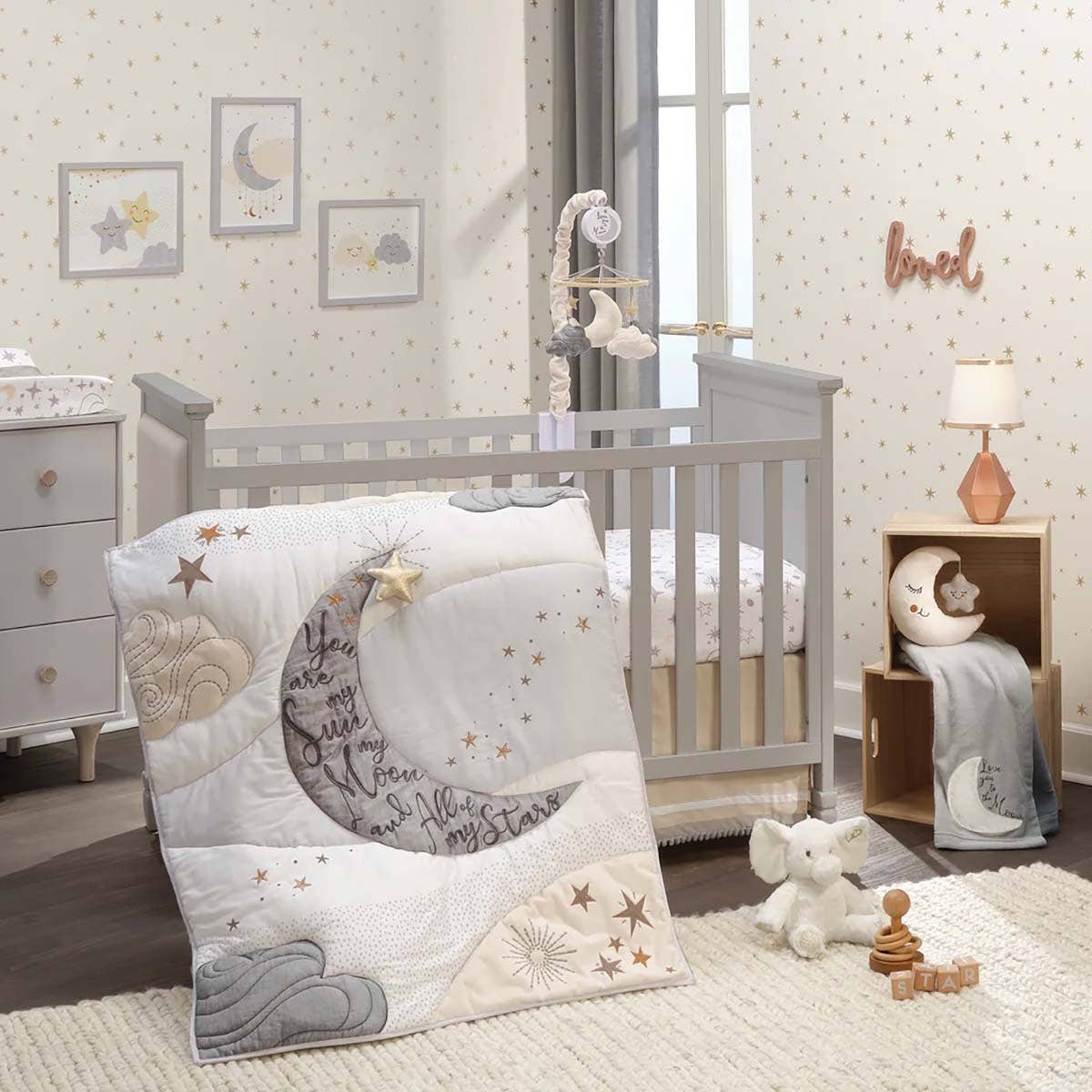 Moon blanket baby top