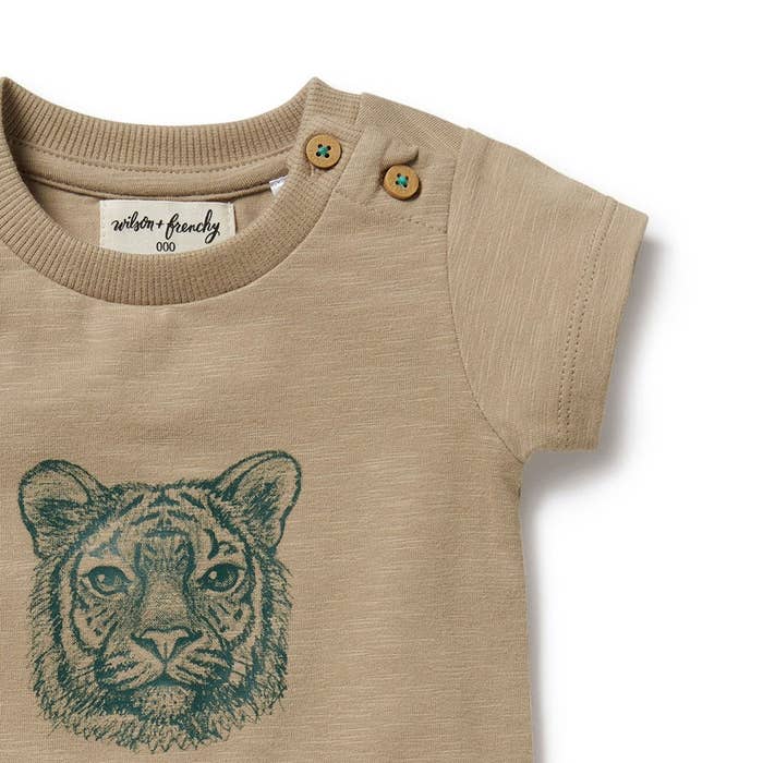 Organic Boyleg Growsuit - Leo Lion 3