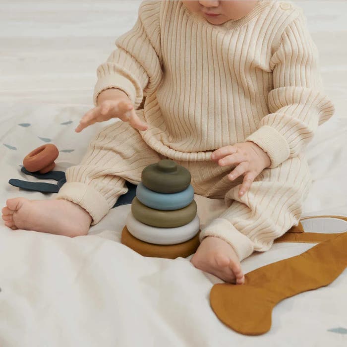 Liewood - Dag Stacking Tower - Khaki Multi Mix -3