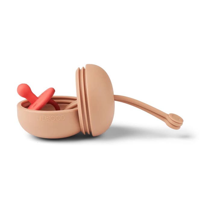Liewood - Philip Pacifier Box - Tuscany Rose-4