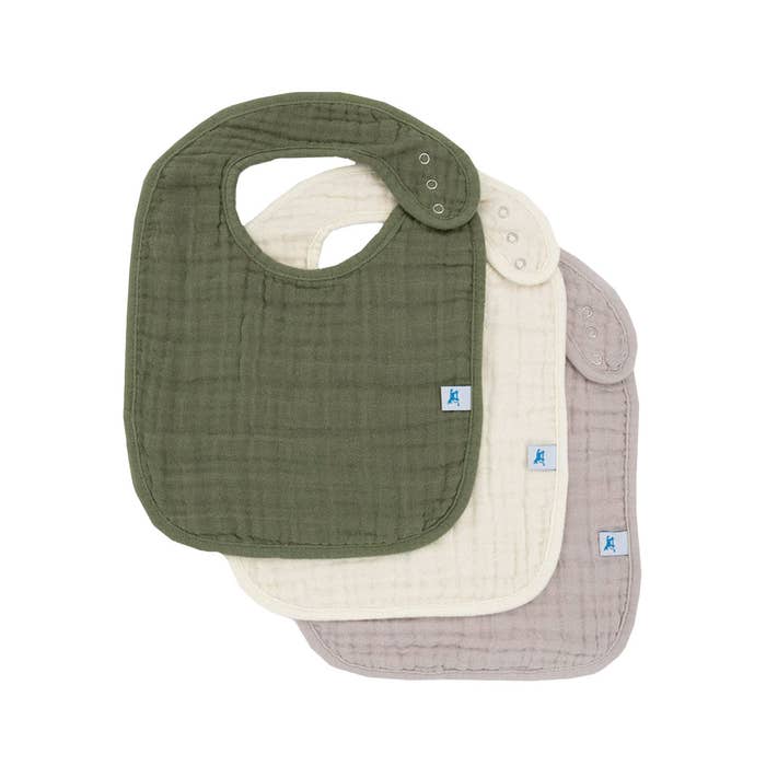 Little Unicorn - Cotton Muslin Classic Bib (3 Pk)