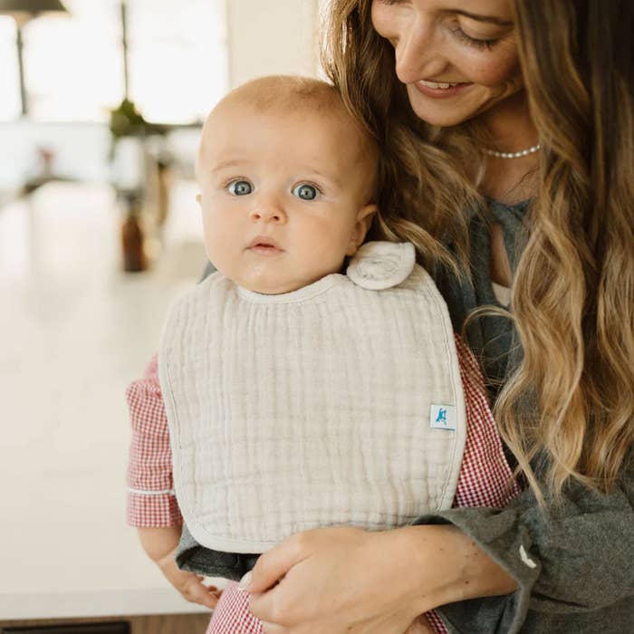 Little Unicorn - Cotton Muslin Classic Bib (3 Pk)-Lifestyle4