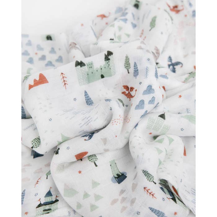 Little Unicorn - Deluxe Muslin Swaddle -2 Pk-Lifestyle3
