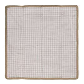 Outdoor Blanket (5x5) - Beige Buffalo Check