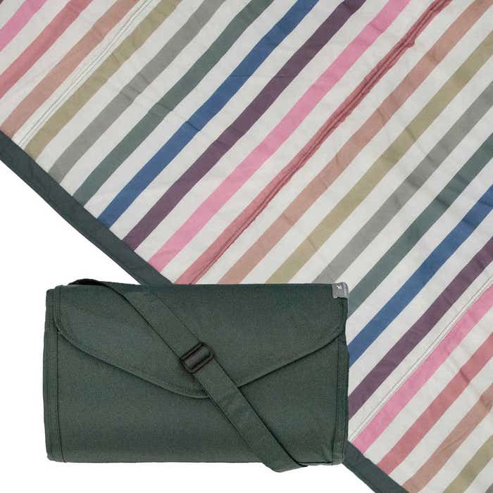 Outdoor Blanket (5x7) Chroma Rugby Stripe 2
