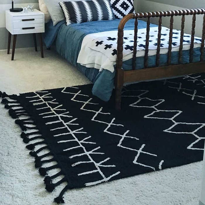 Washable Rug - Bereber Black 3
