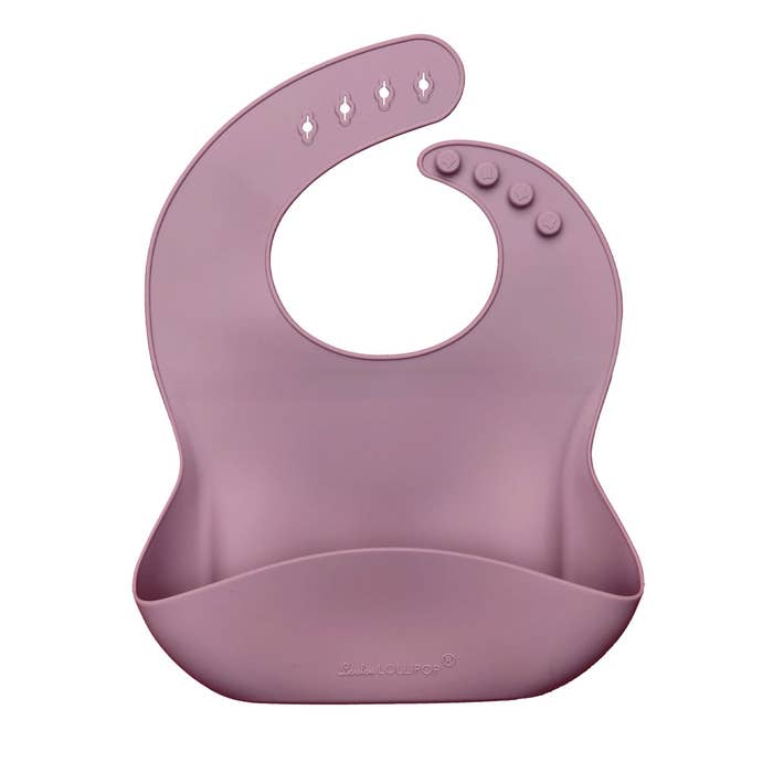 Silicone Bib Dusty Mauve