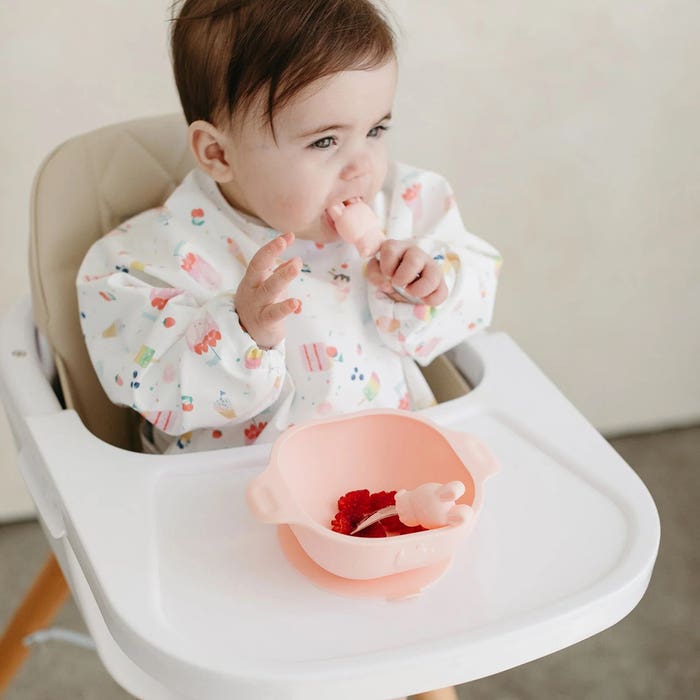 Loulou Lollipop - Long Sleeve Waterproof Bib - Sweet Treats -5
