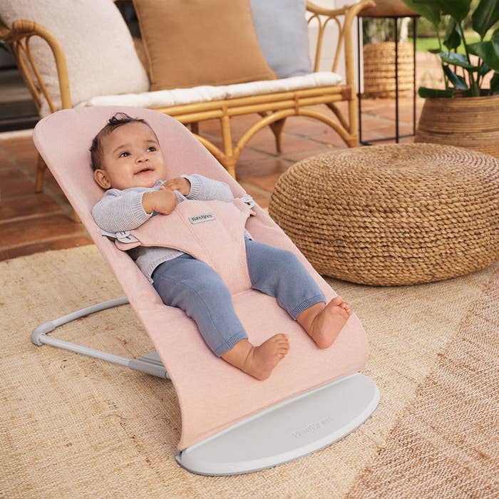 Bouncer Bliss (Woven) - Light Pink Melange  4