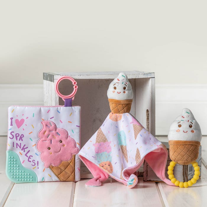 Mary Meyer - Crinkle Teether - Sprinkle Ice Cream -3