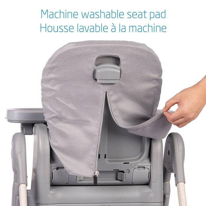 Minla High Chair Cascade Grey 2