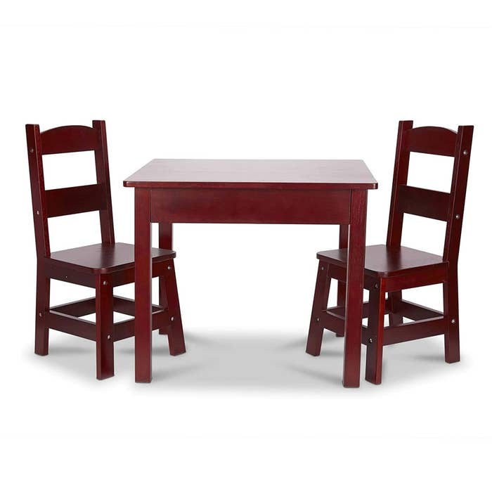 Melissa & Doug - Wooden Table & Chair Set 