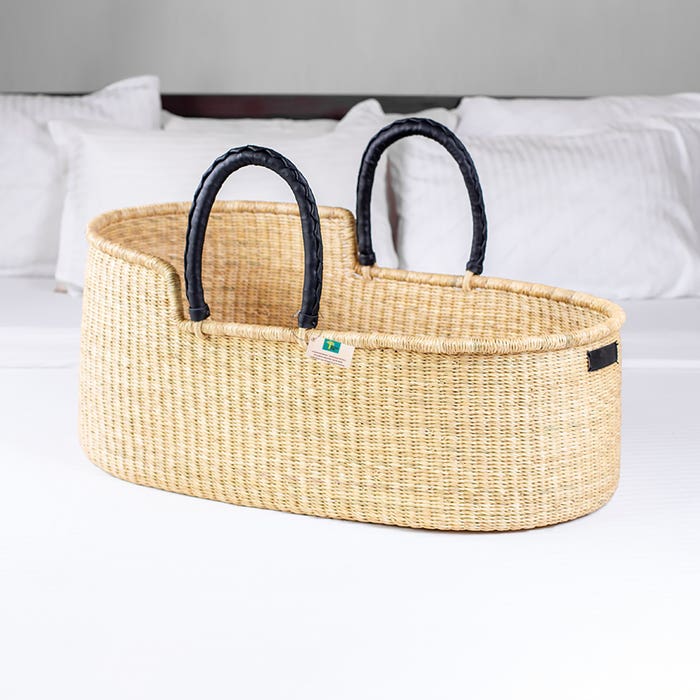 Signature Bassinet Bundle - Natural/Black