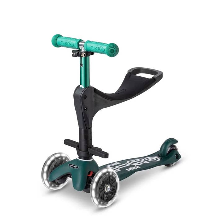 Mini 3in1 ECO Deluxe LED Scooter Green
