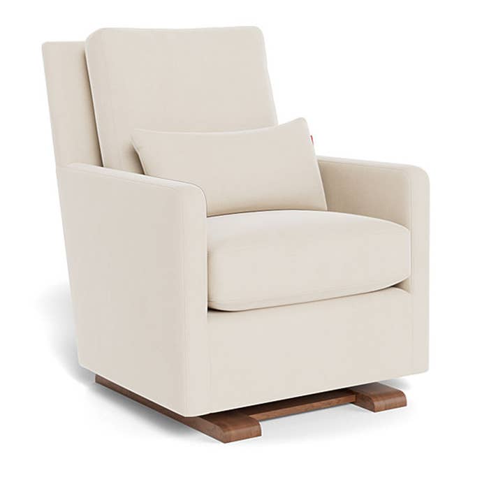 Monte Design - Como Glider - European Fabric - Walnut Base