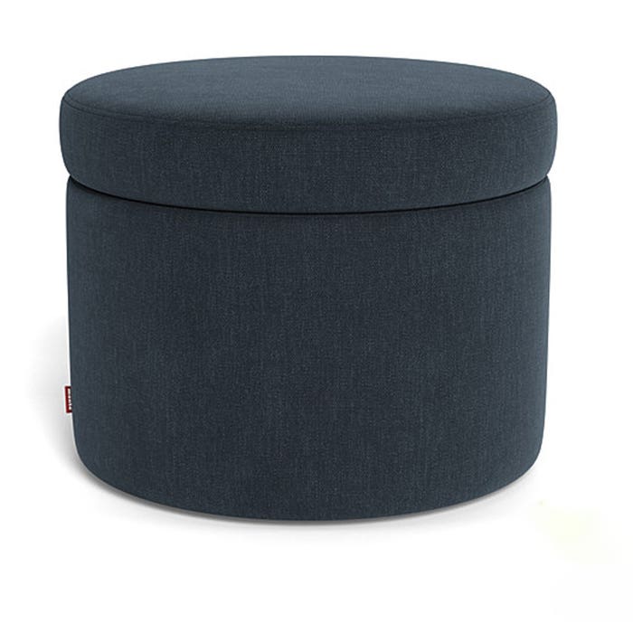 Monte Design - Round Storage Ottoman - Fabric