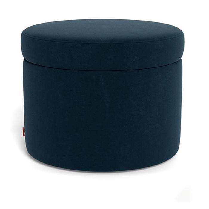 Monte Design - Round Storage Ottoman - Fabric