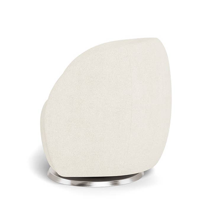 Gem Swivel Glider - Fabric Ivory 5