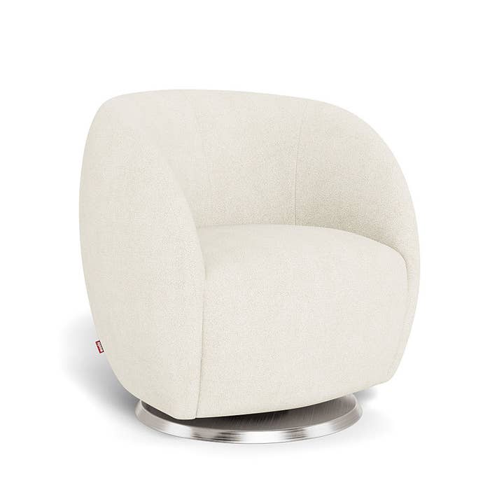 Gem Swivel Glider - Fabric Ivory