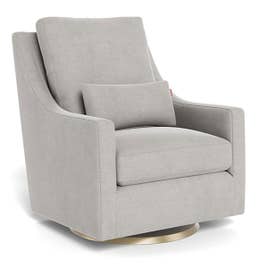 Vera Glider - European Fabric w/ Swivel Base