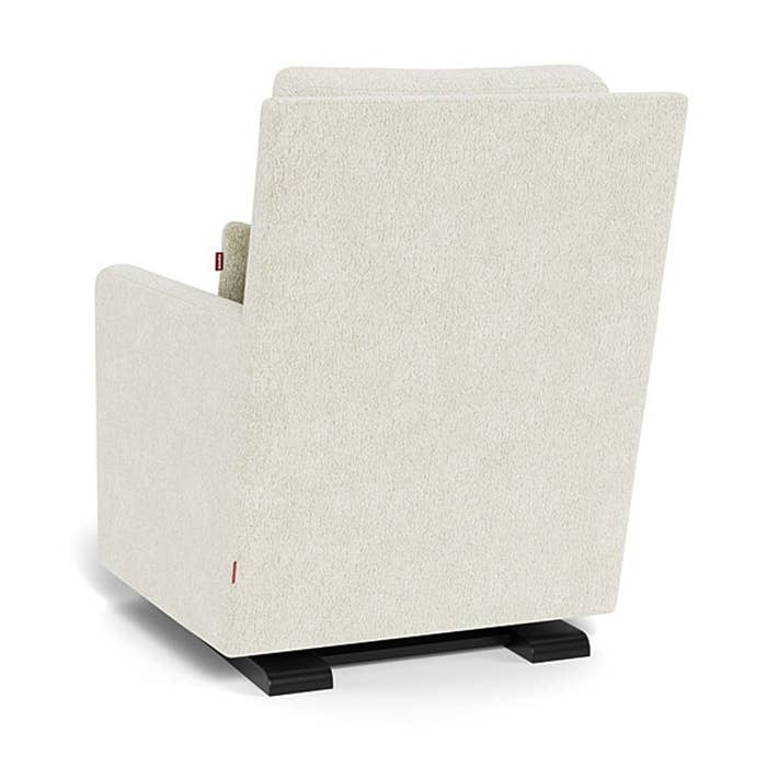 Como Glider - Faux Sheepskin w/ Espresso Base Lifestyle 3