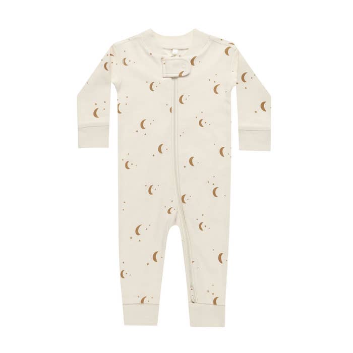 Zip Long Sleeve Sleeper - Moons 