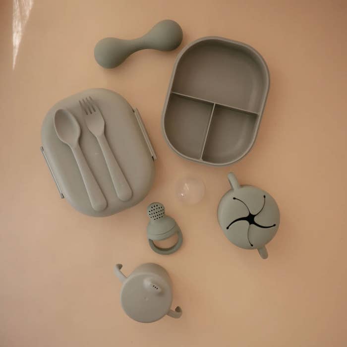 Mushie - Silicone Fresh Food Feeder -2 Pk-Lifestyle5