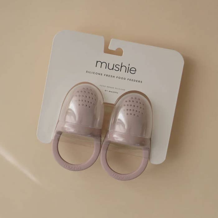Mushie - Silicone Fresh Food Feeder -2 Pk-Lifestyle