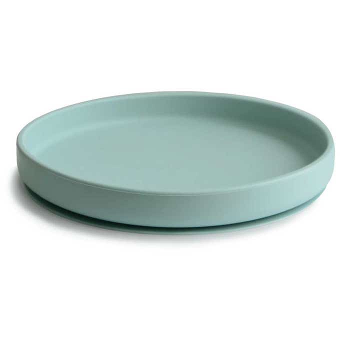 Classic Silicone Suction Plate Cambridge Blue Lifestyle