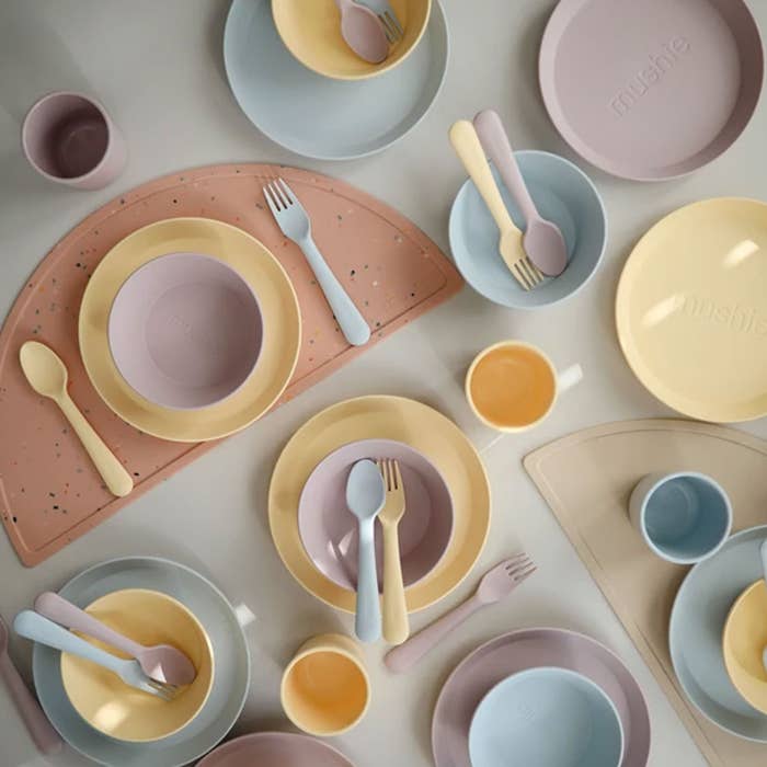 Mushie - Round Dinnerware Plates -2 PK-5