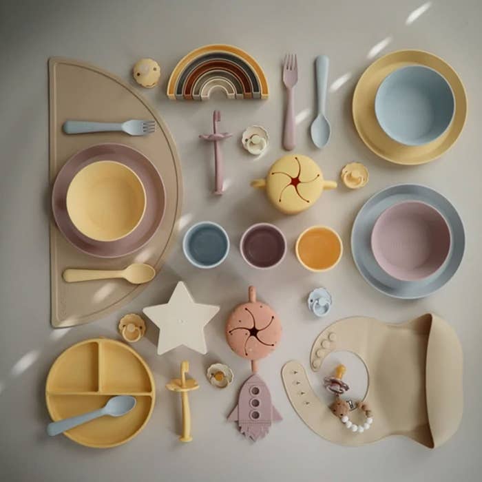 Mushie - Round Dinnerware Plates -2 PK-6