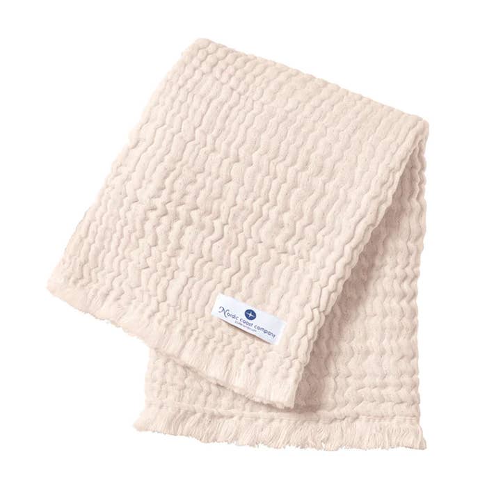 Nordiac East Company - Muslin Blanket with Fringe Powder