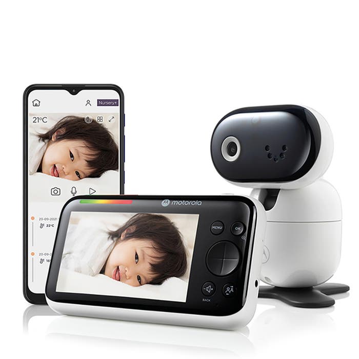 Motorola - PIP1610 Wi-Fi HD Motorized Smart Baby Monitor - LS - 5