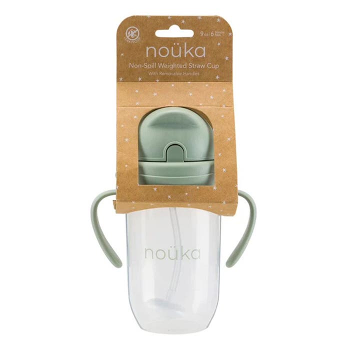Nouka - Non-Spill Silicone Weighted Straw Bottle - LS - 2