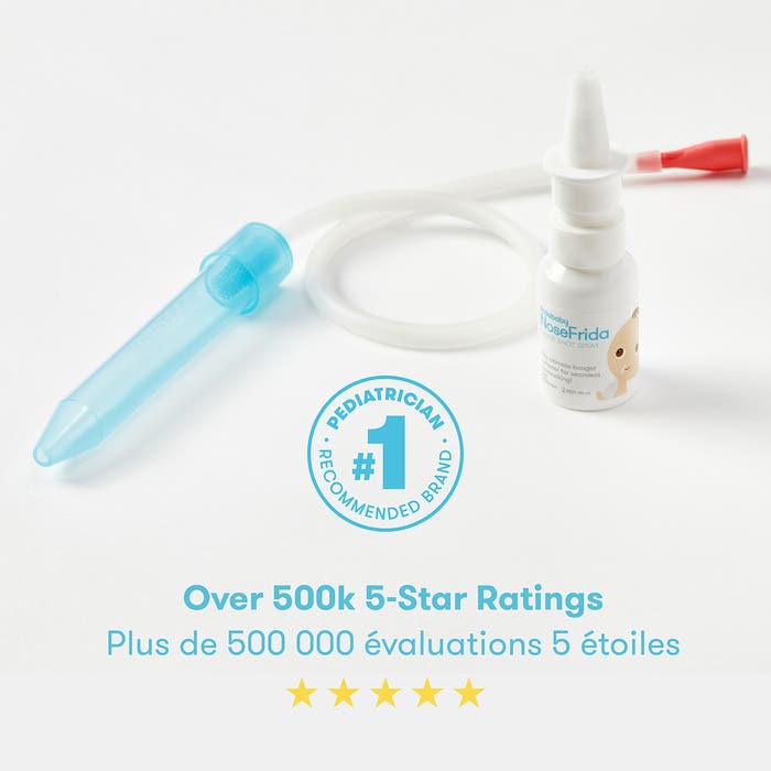 Fridababy - NoseFrida Snotsucker Saline Kit -Updated
