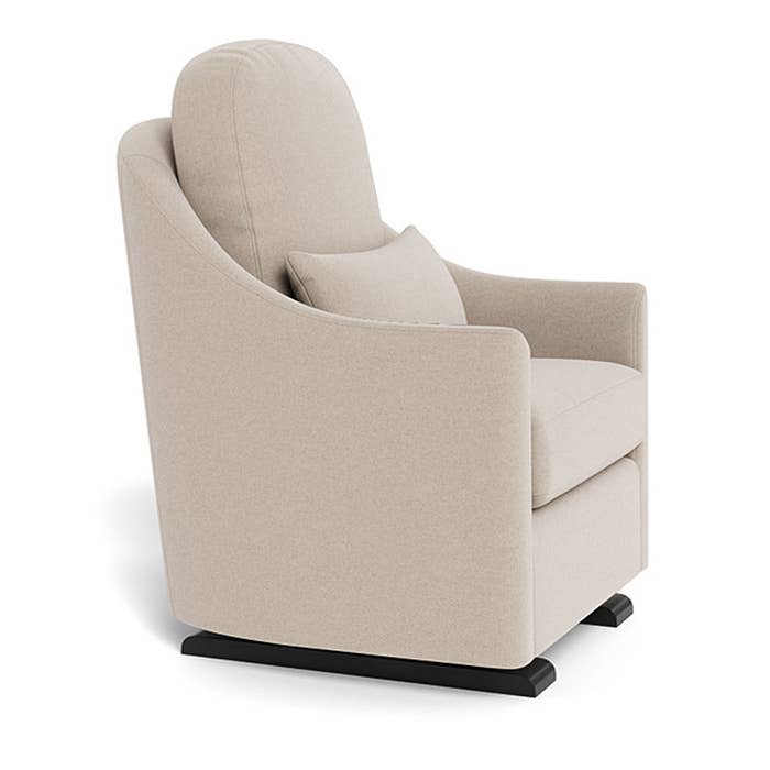Nessa Glider - Wool w/ Espresso Base - Oatmeal 3