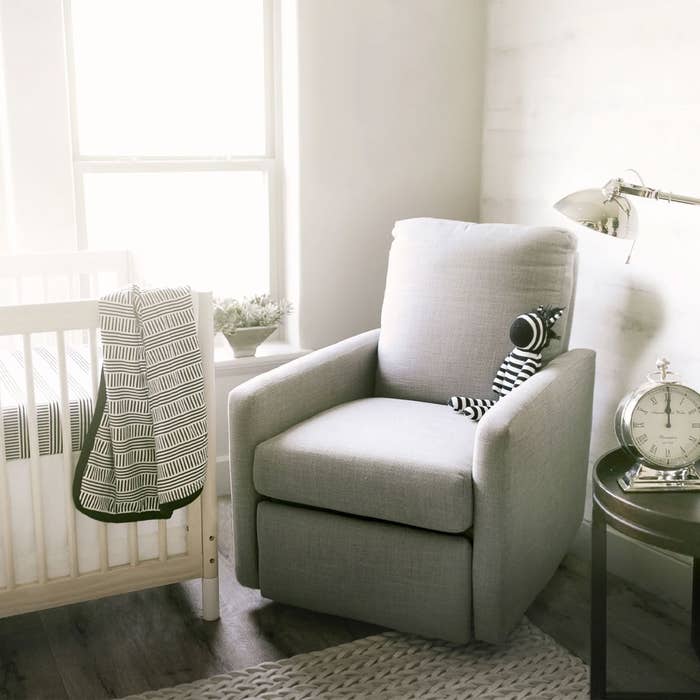 Drew Recliner Swivel Glider w/ Power Recline Lifestyle 3