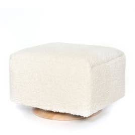 Ottoman w/ Wood Base (Grade C)