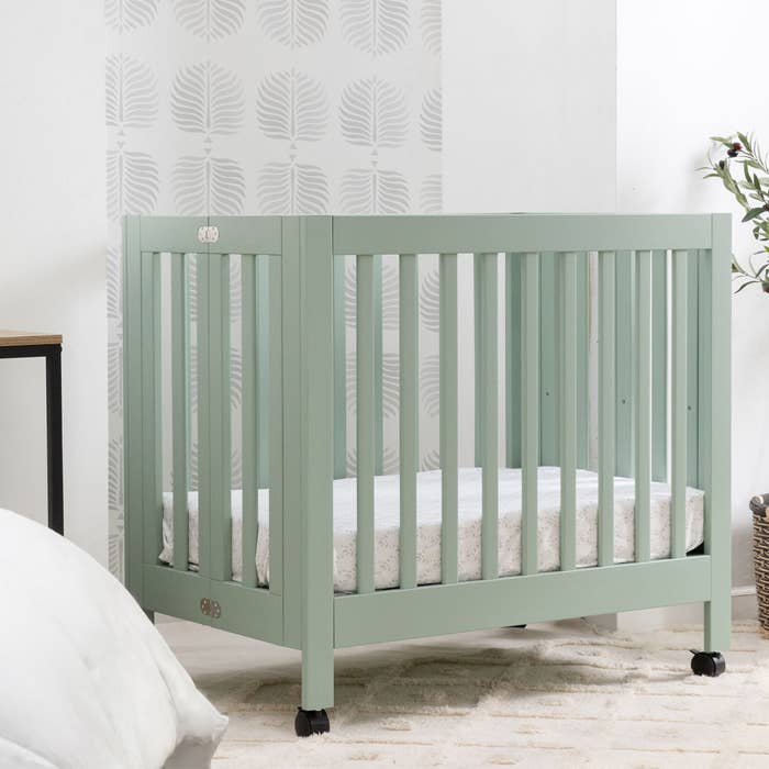 Origami Mini Crib-Light Sage (LS)- LS(1)