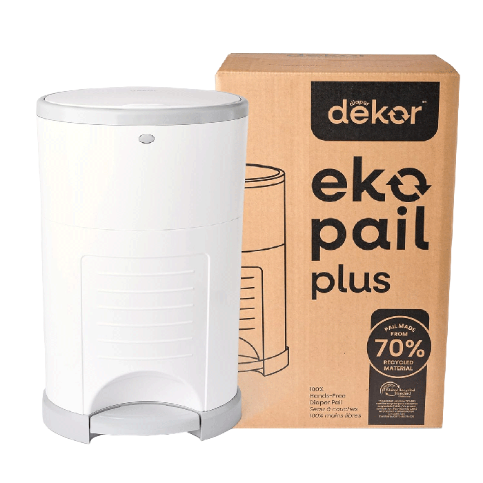 Eko Plus Diaper Pail (White)-Main