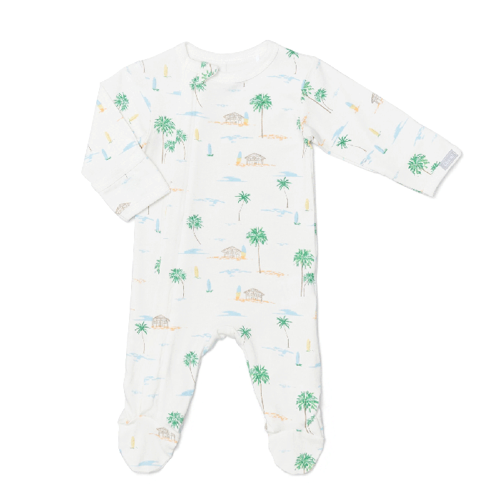 Print Zipper Footie-LS 4