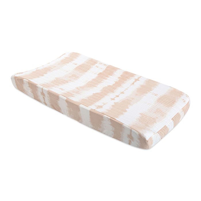 Crane Baby - Quilted Change Pad Cover - Parker