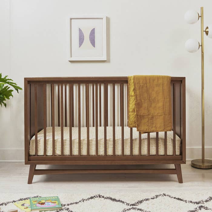 Peggy 3-in-1 Crib- Natural Walnut- Life Style 1