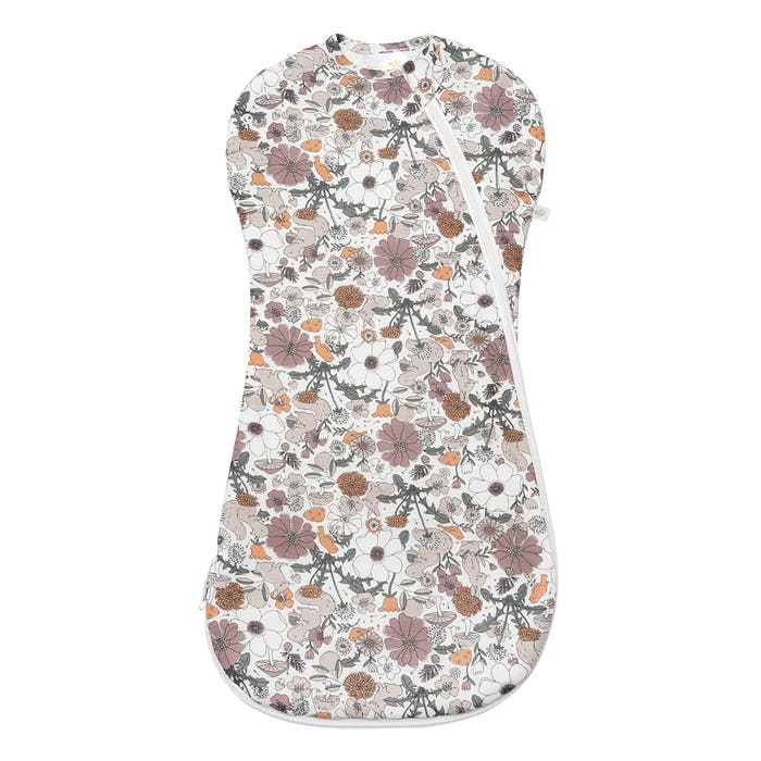 Perlimpinpin - Bamboo Newborn Sleepbag Print - Floral Patch