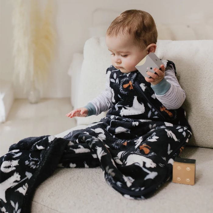 Perlimpinpin - Plush Sleepbag FW23 - Forest - 5