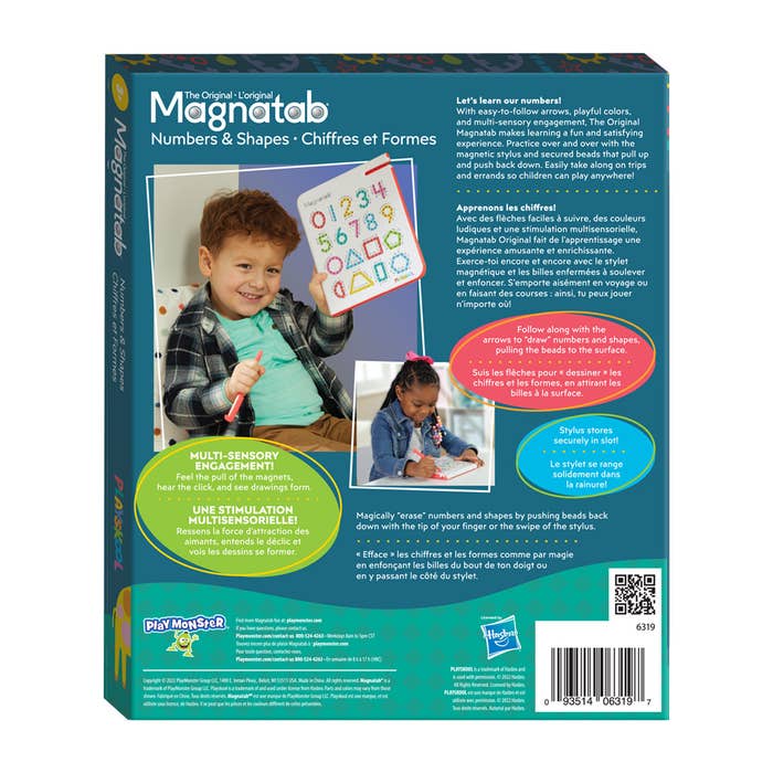 Magnatab Numbers and Shapes