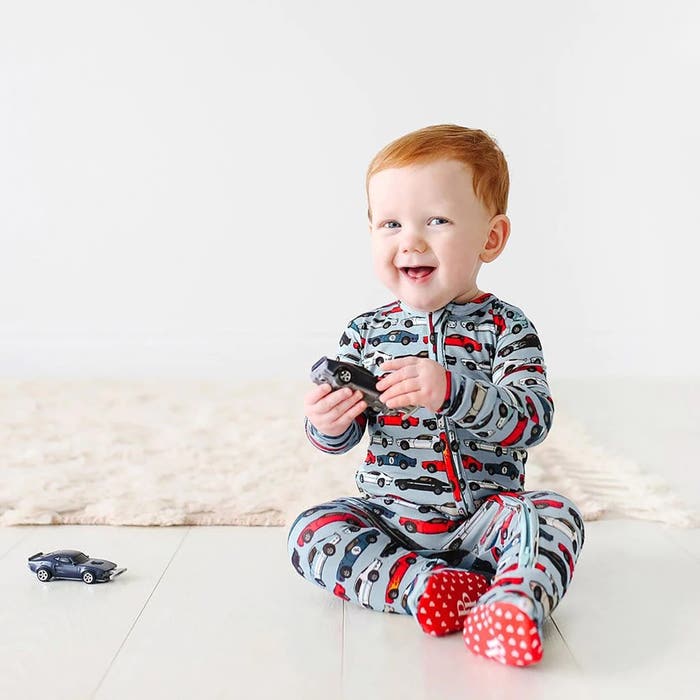 Posh Peanut - Zippered Footie - Miles -4
